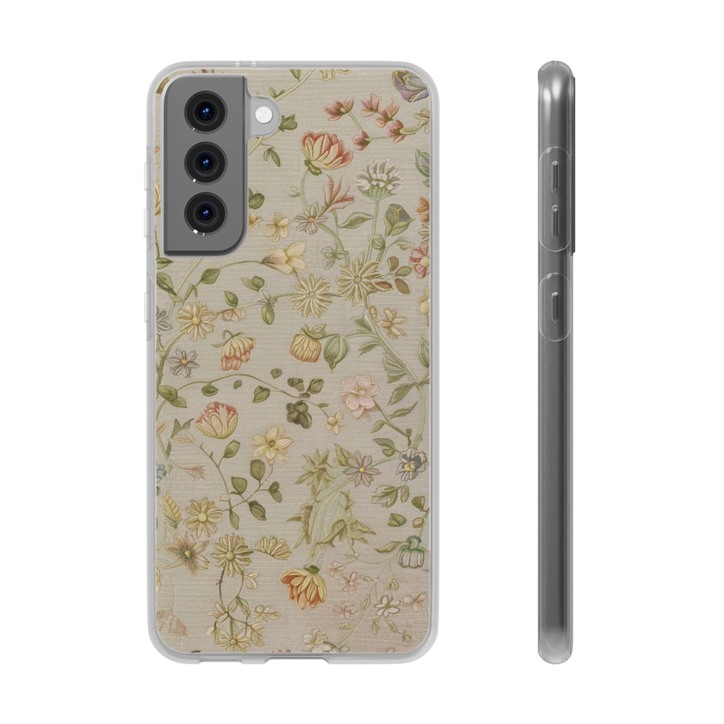 VINTAGE FLOWER SAMSUNG FLEXI PHONECASE