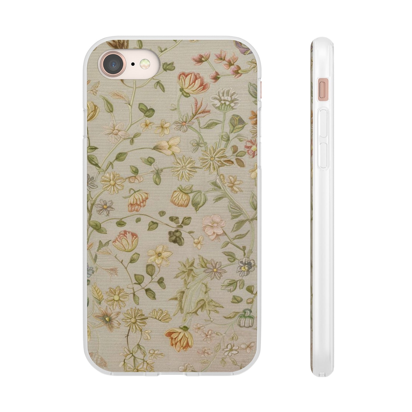 VINTAGE FLOWER IPHONE FLEXI PHONECASE