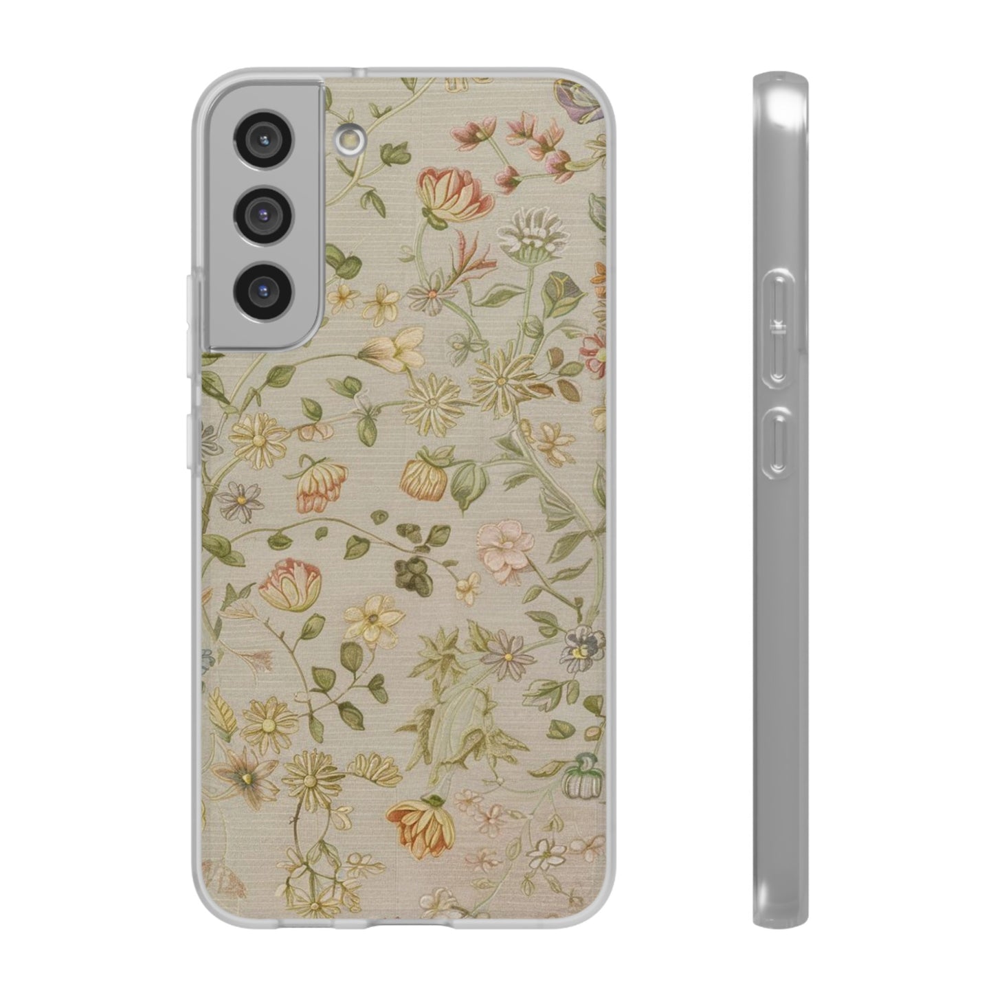 VINTAGE FLOWER SAMSUNG FLEXI PHONECASE