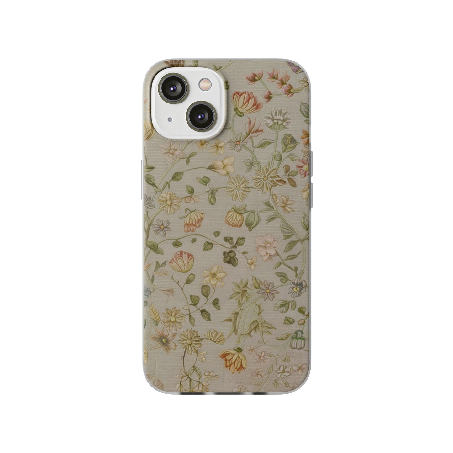 VINTAGE FLOWER IPHONE FLEXI PHONECASE