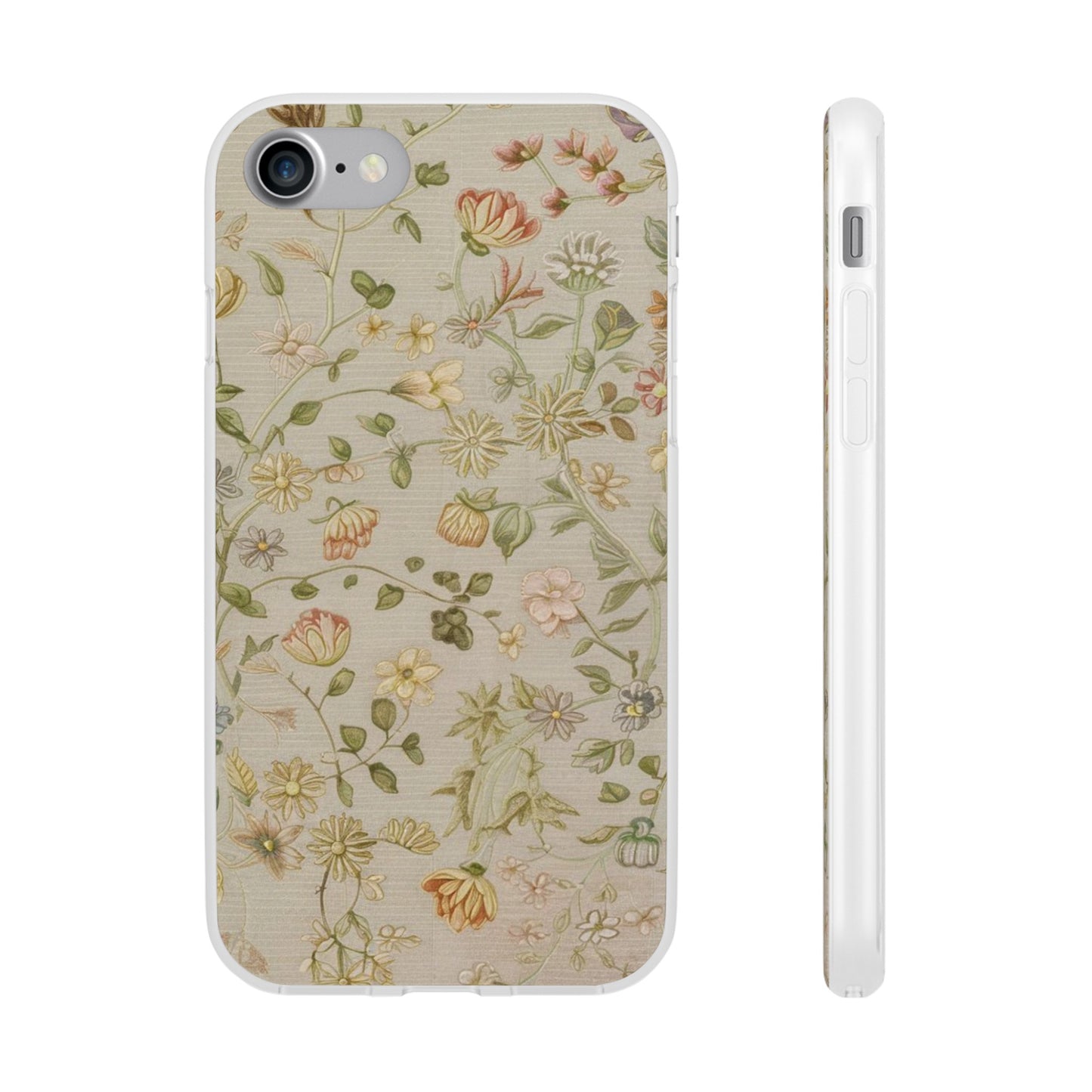 VINTAGE FLOWER IPHONE FLEXI PHONECASE