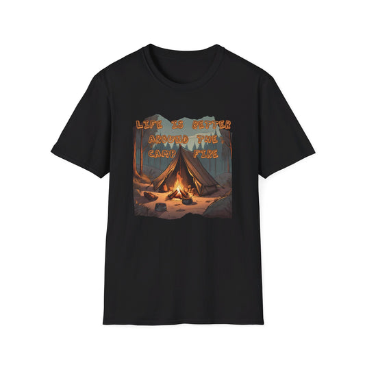 LIFE IS BETTER AROUND THE CAMPFIRE CLASSIC FIT T-SHIRT