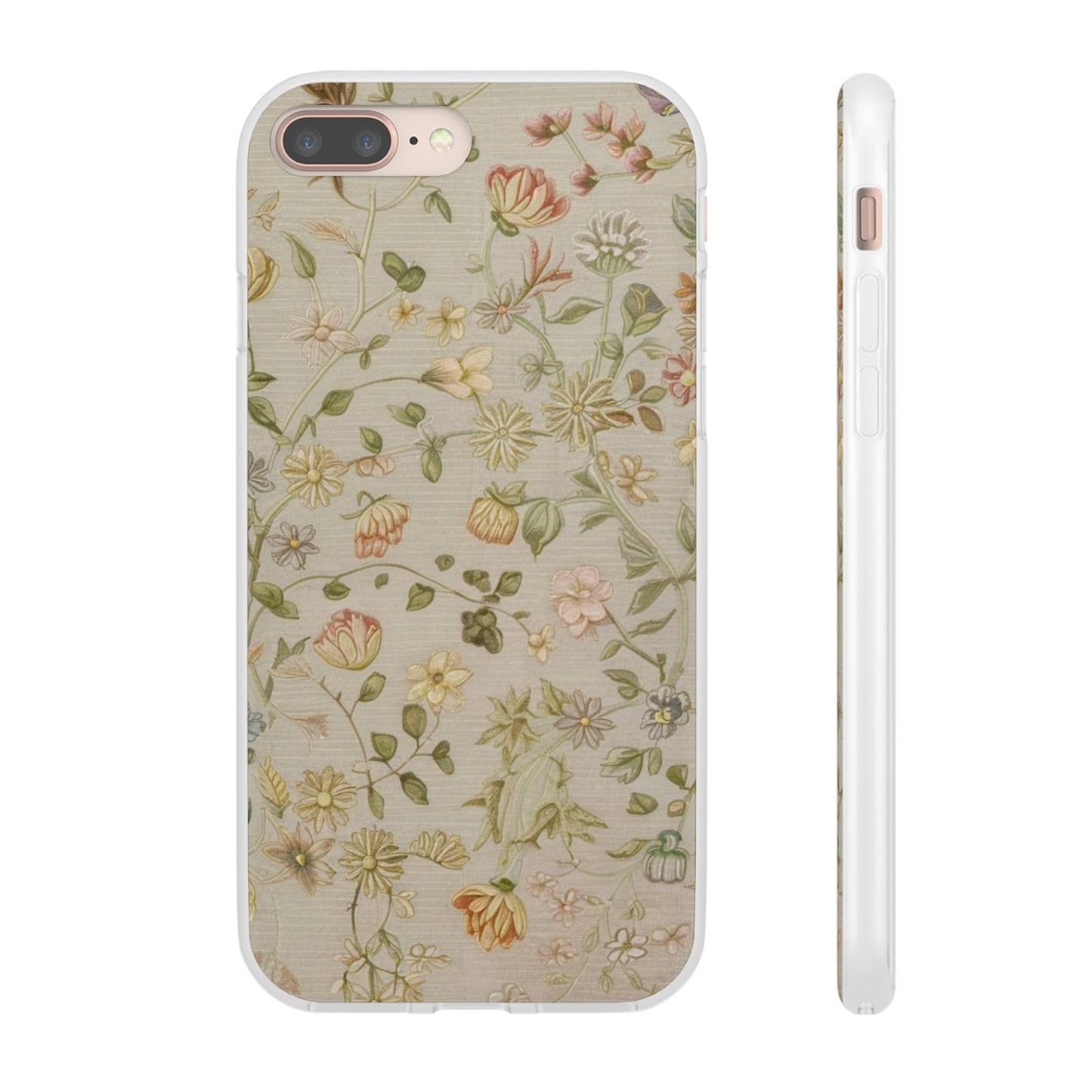 VINTAGE FLOWER IPHONE FLEXI PHONECASE