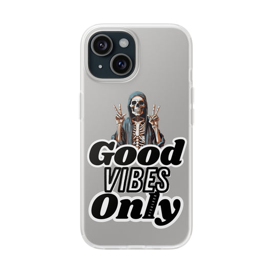 GOOD VIBES ONLY IPHONE FLEXI PHONECASE