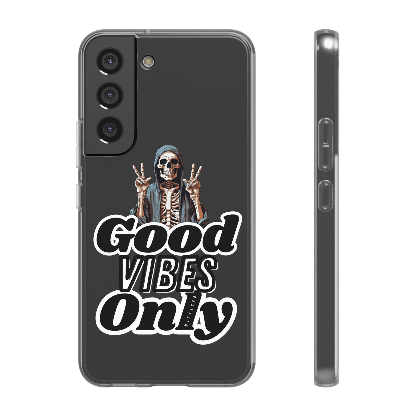 GOOD VIBES ONLY SAMSUNG FLEXI PHONECASE