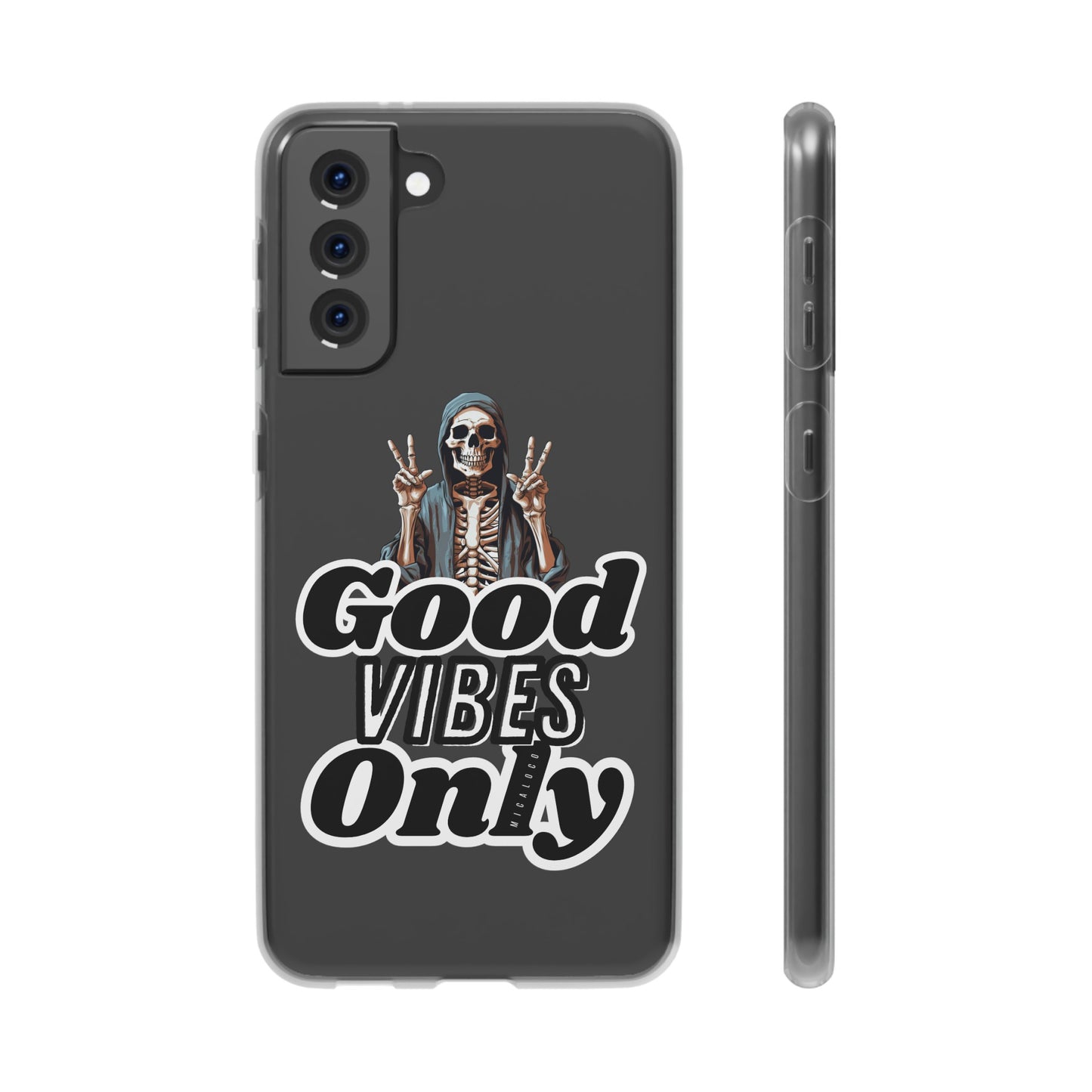 GOOD VIBES ONLY SAMSUNG FLEXI PHONECASE