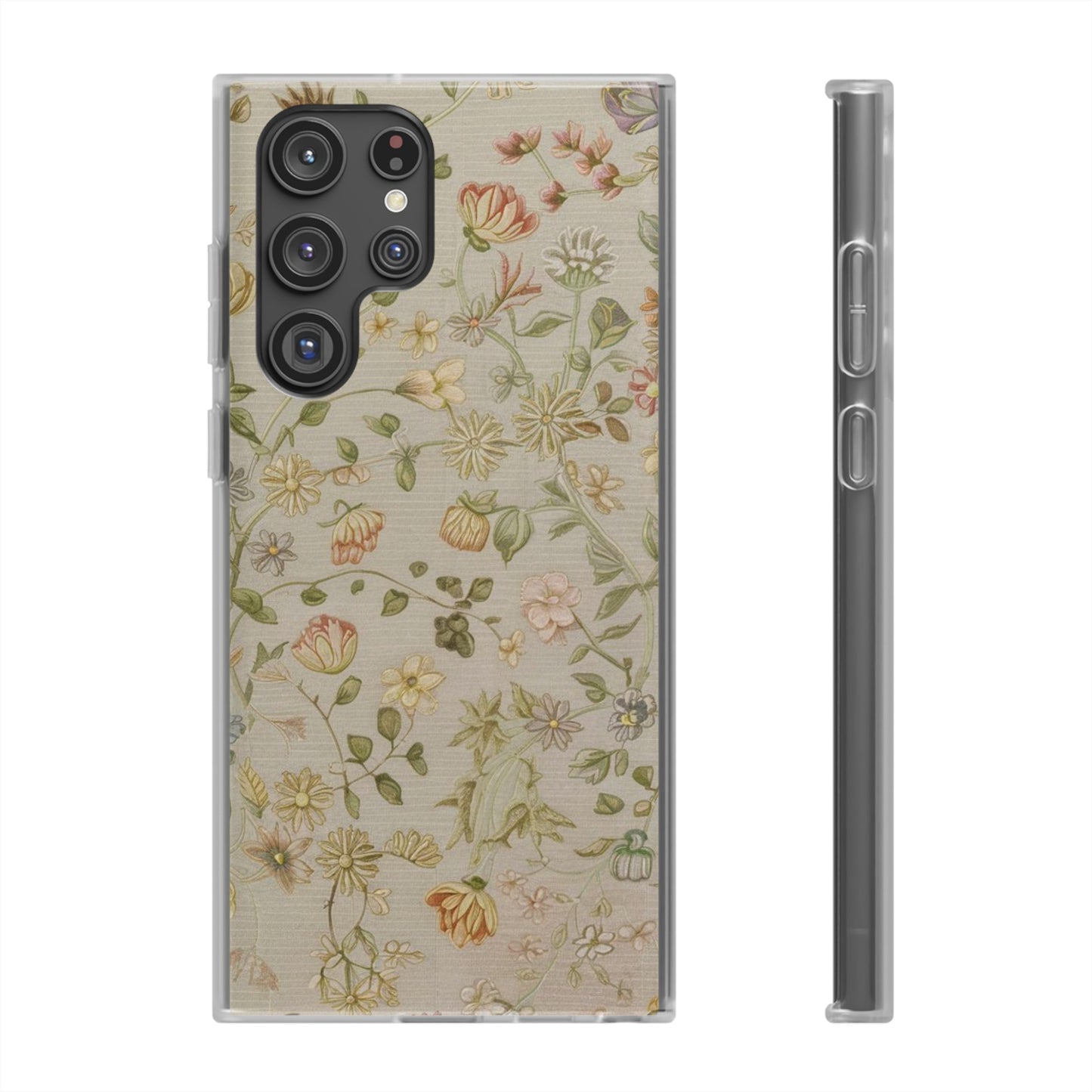 VINTAGE FLOWER SAMSUNG FLEXI PHONECASE