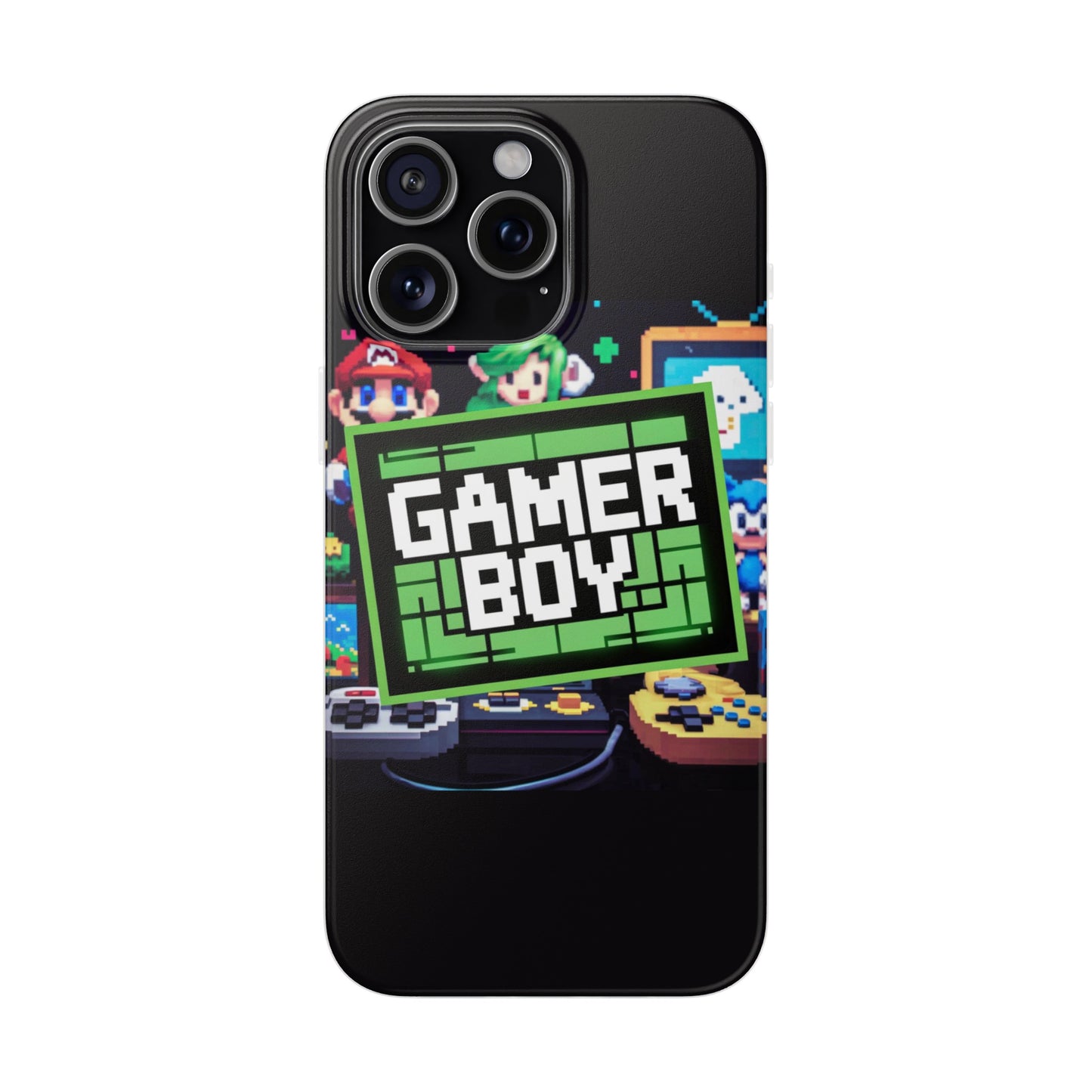 GAMER BOY IPHONE FLEXI PHONECASE