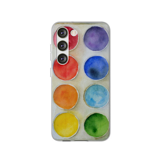 PAINT PALETTE SAMSUNG FLEXI PHONECASE