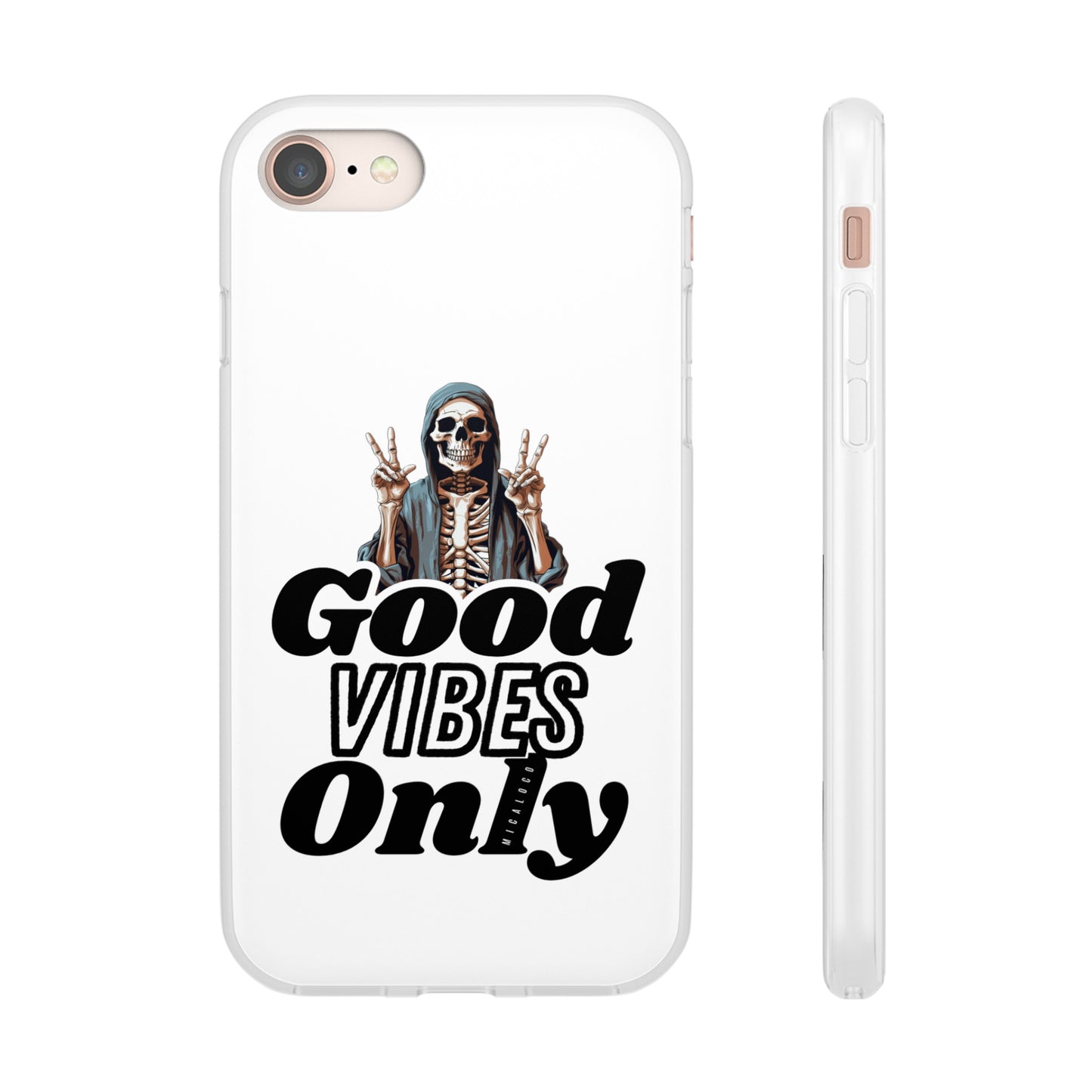 GOOD VIBES ONLY IPHONE FLEXI PHONECASE