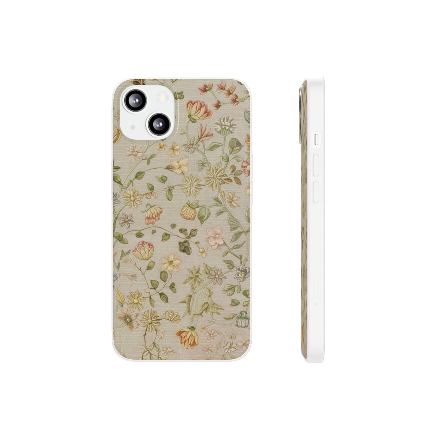 VINTAGE FLOWER IPHONE FLEXI PHONECASE