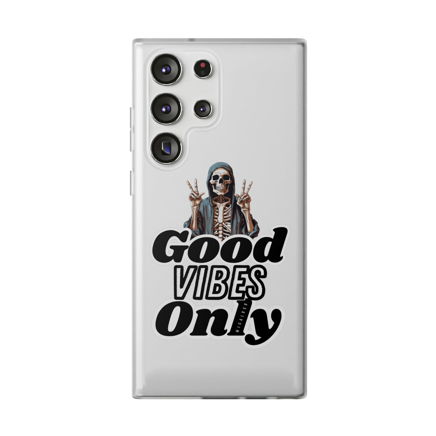 GOOD VIBES ONLY SAMSUNG FLEXI PHONECASE