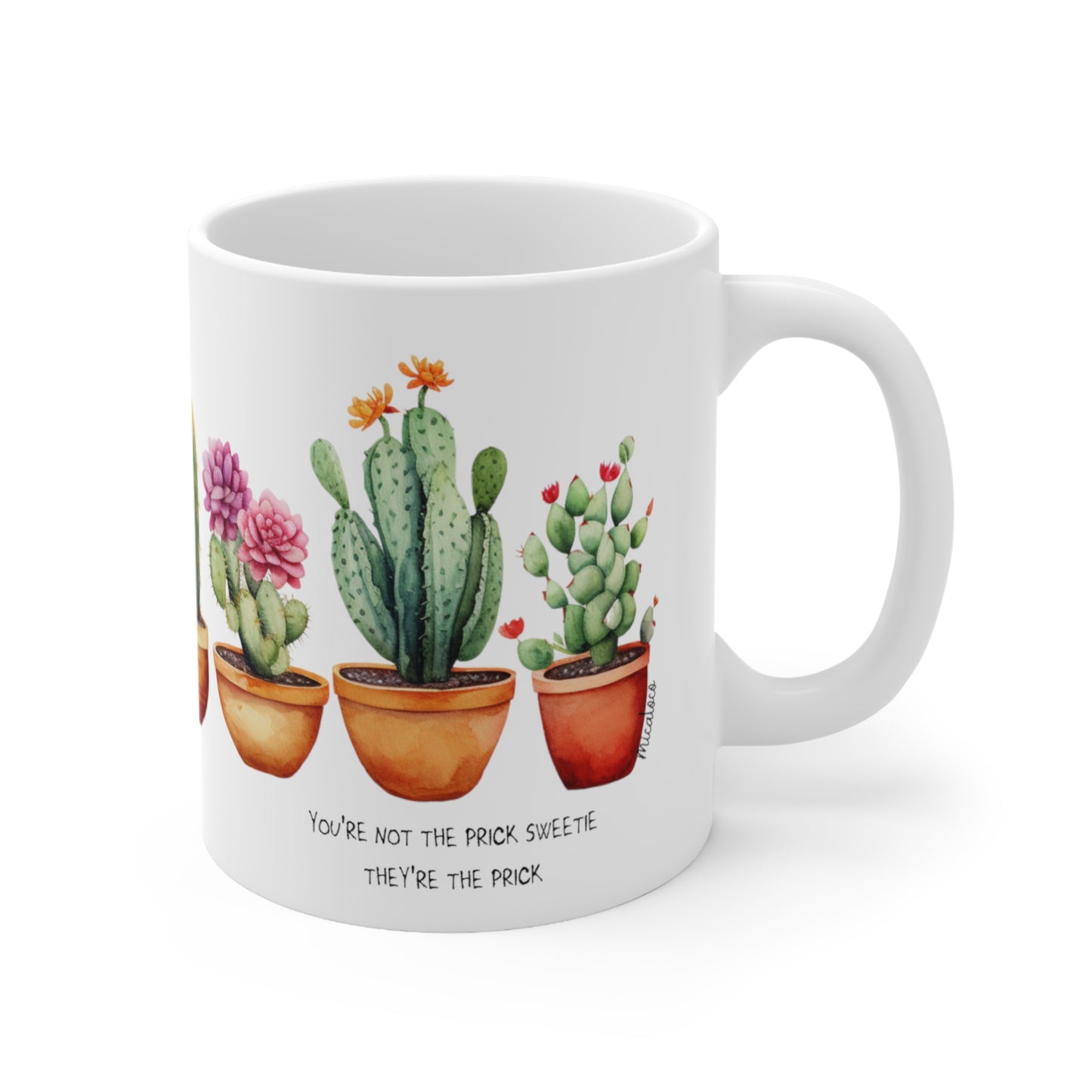 TAKES A PRICK COFFEE MUG