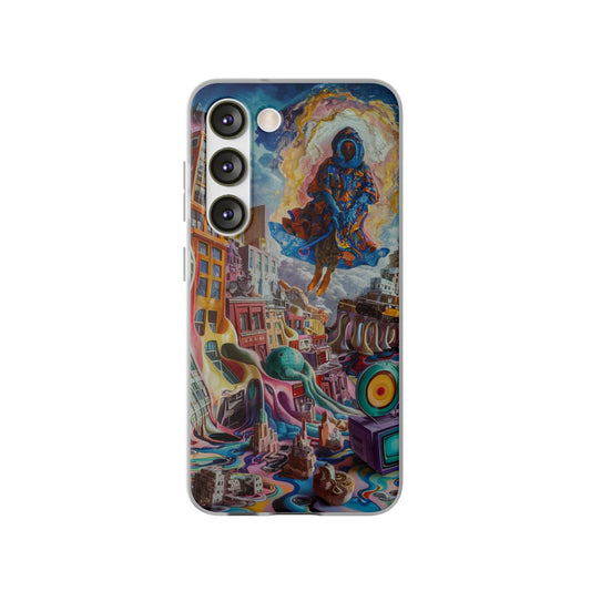 DRIPPY CITY ART SAMSUNG FLEXI PHONECASE