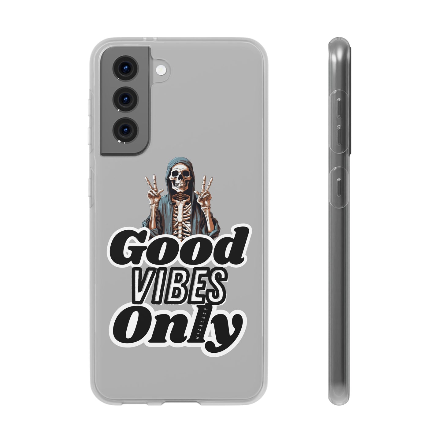 GOOD VIBES ONLY SAMSUNG FLEXI PHONECASE