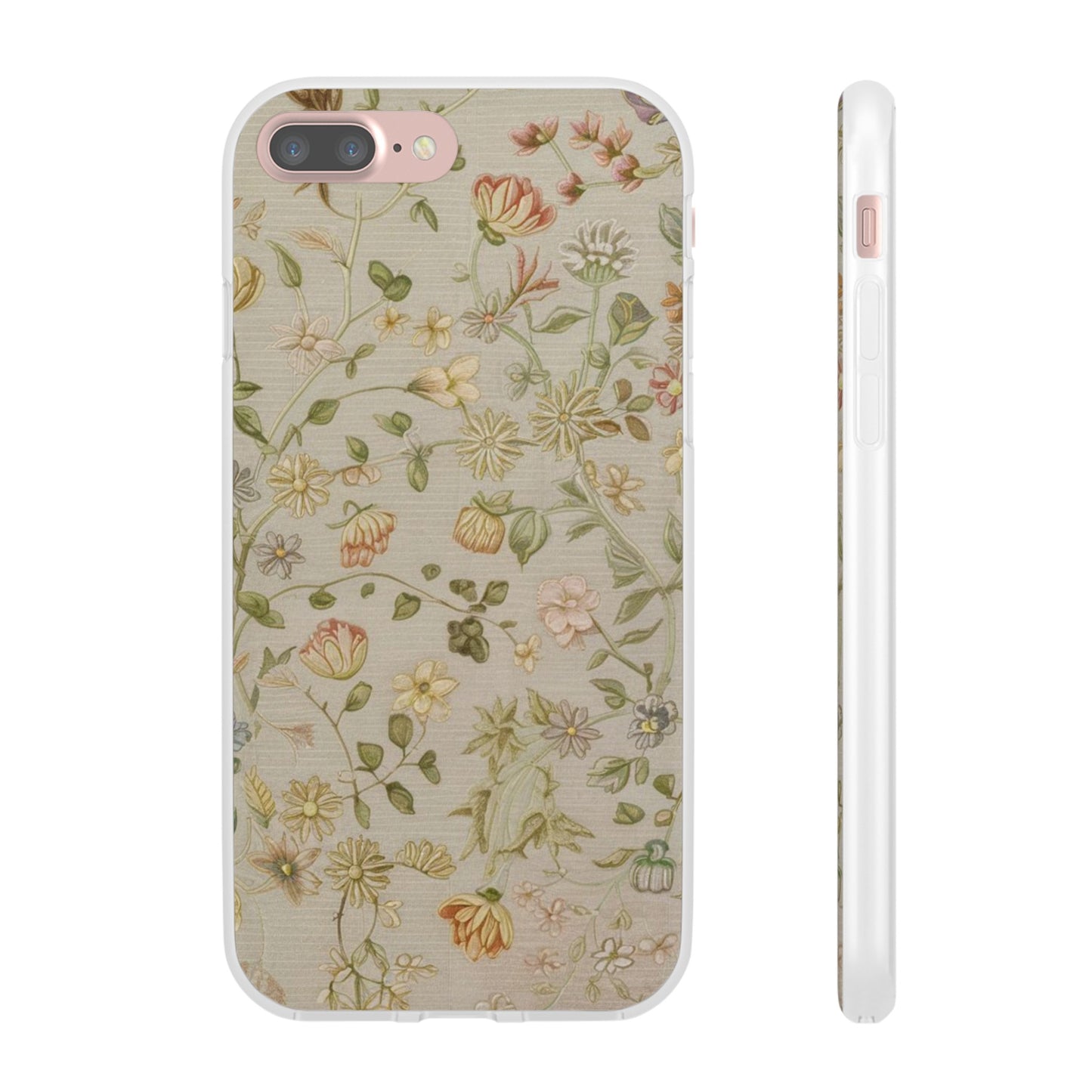 VINTAGE FLOWER IPHONE FLEXI PHONECASE