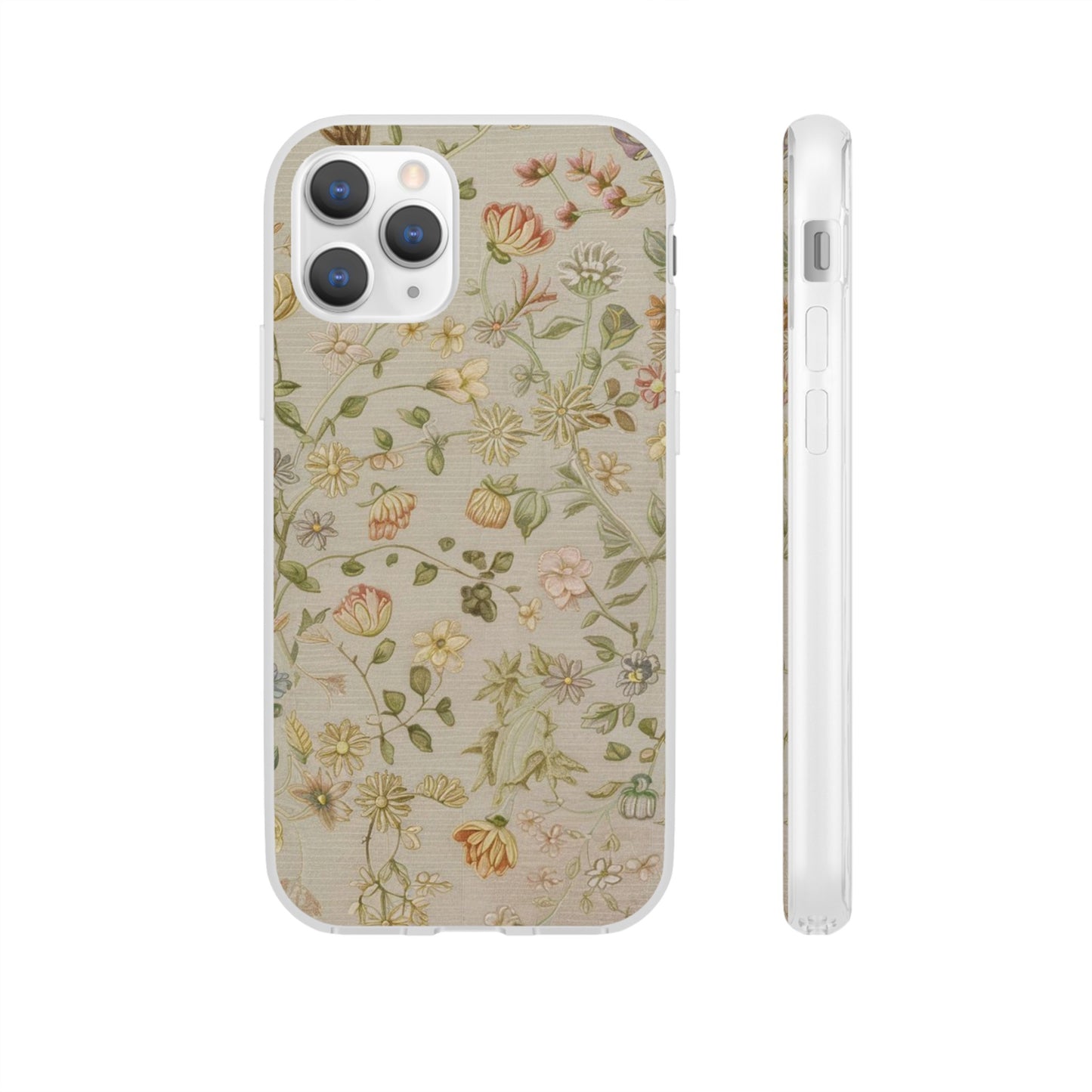 VINTAGE FLOWER IPHONE FLEXI PHONECASE