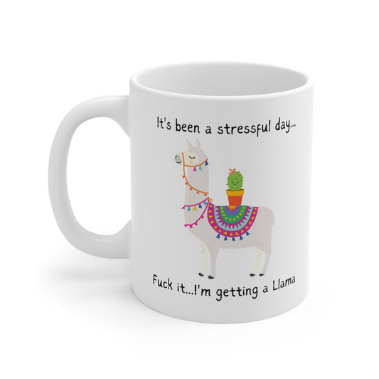 I'M GETTING A LLAMA COFFEE MUG